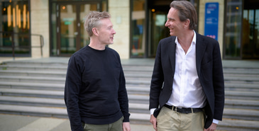 links Harm Wolterink, rechts Michel Willems H1 Group