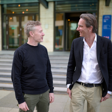 links Harm Wolterink, rechts Michel Willems H1 Group