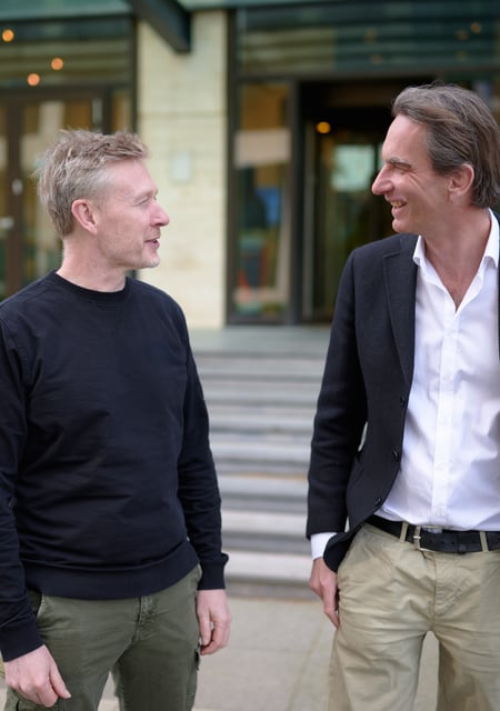 links Harm Wolterink, rechts Michel Willems H1 Group
