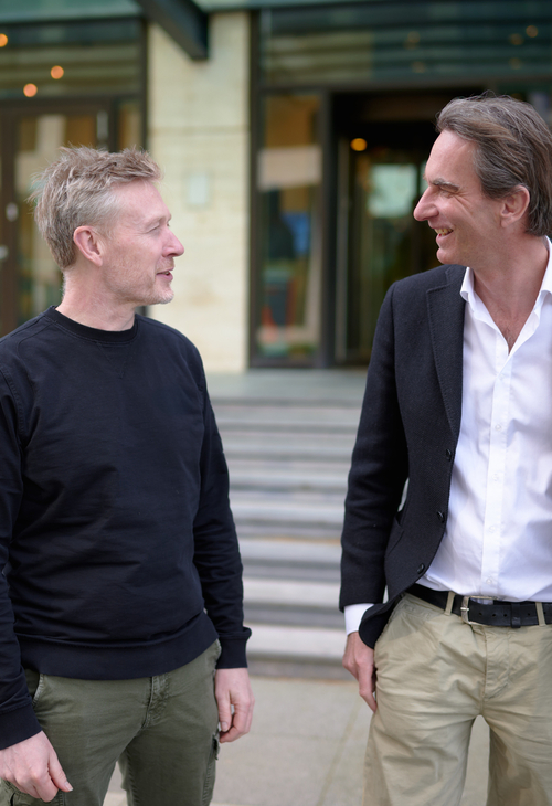 links Harm Wolterink, rechts Michel Willems H1 Group